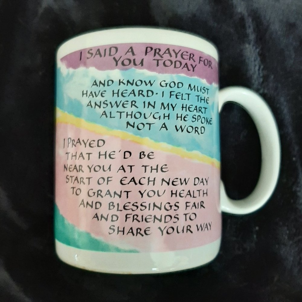 NWOT Prayer Mug